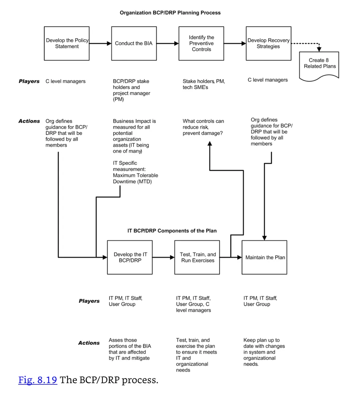 Fig. 8.19 The BCP/DRP process.